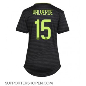 Real Madrid Federico Valverde #15 Tredje Matchtröja Dam 2022-23 Kortärmad